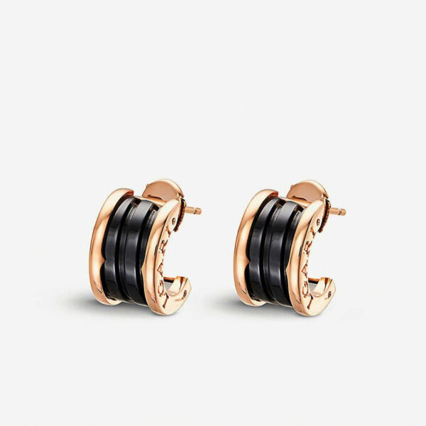 Toxse Zero 1 Pink Gold Ceramic Earrings