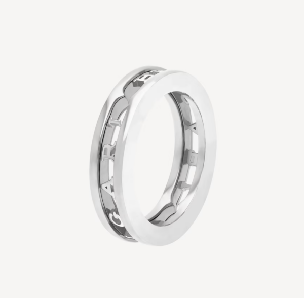 Toxse Zero 1 One-Band With Openwork Logo Spiral Ring - Image 7