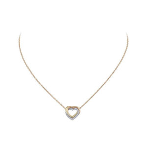Toxse Trinity Heart Diamond Necklace
