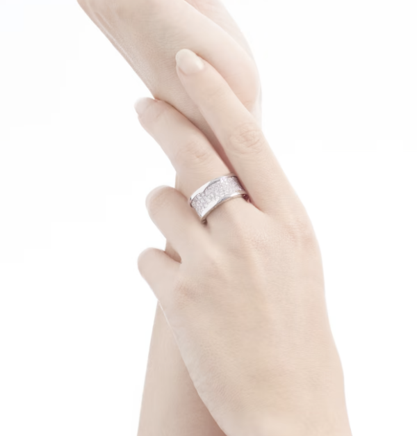 Toxse Zero 1 With Paved Diamonds On The Spiral Ring - Image 8