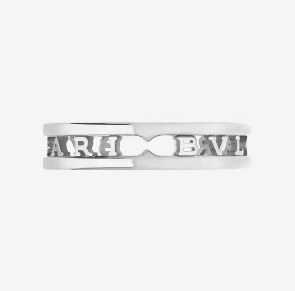 Toxse Zero 1 One-Band With Openwork Logo Spiral Ring - Image 9