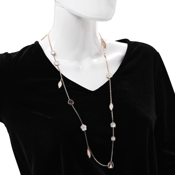 Toxse Lucky Spring 15 Motifs Pink Gold Necklace - Image 13