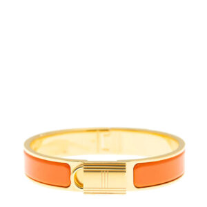 Toxse H Lock Orange Gold Bracelet 12Mm