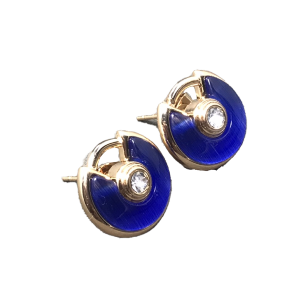 Toxse Amulette De Lapis Lazuli Diamond Earrings