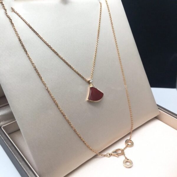 Toxse Dream Necklace Carnelian 1 Diamond - Image 3
