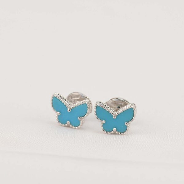Toxse Butterfly Turquoise Silver Earrings - Image 8