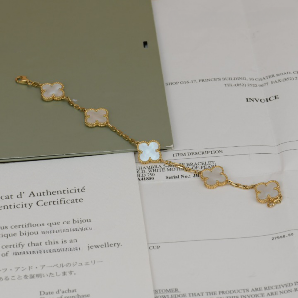 Toxse Clover Bracelet 5 Motifs Mop - Image 15