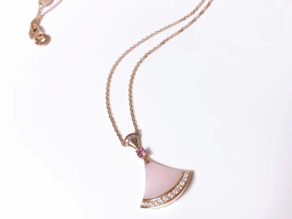 Toxse Dream Necklace Pink Mop Diamond