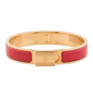 Toxse H Lock Red Gold Bracelet 12Mm