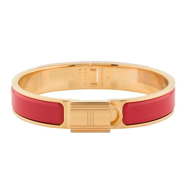 Toxse H Lock Red Gold Bracelet 12Mm