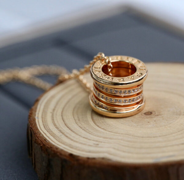 Toxse Zero 1 Pink Gold Diamond Necklace - Image 6