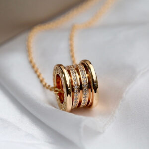 Toxse Zero 1 Pink Gold Diamond Necklace