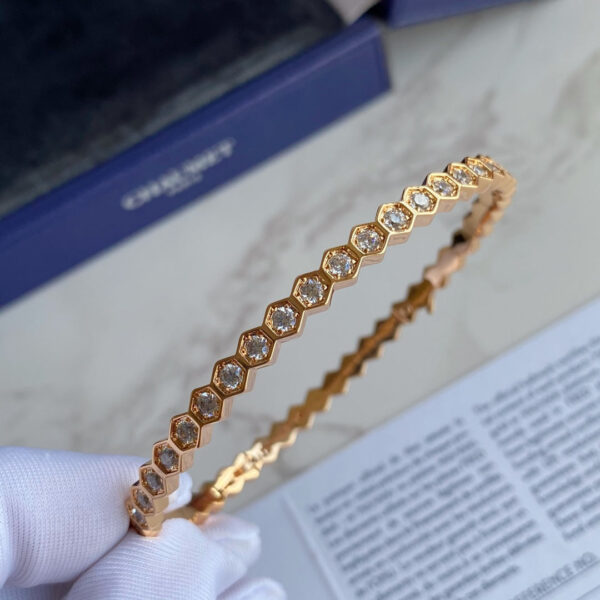 Toxse Bee Love Gold Bracelet Full Diamond - Image 10