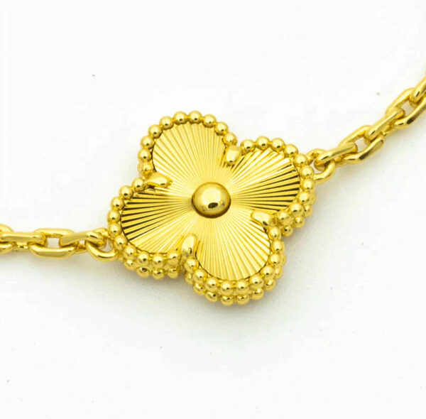 Toxse Clover Bracelet 5 Motifs Gold Diamond - Image 2