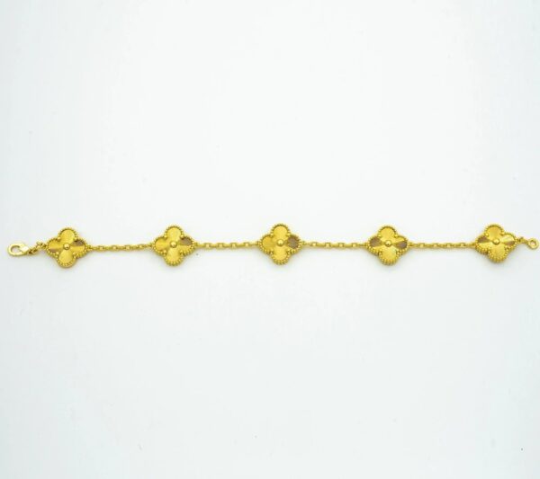 Toxse Clover Gold Bracelet 5 Motifs - Image 4