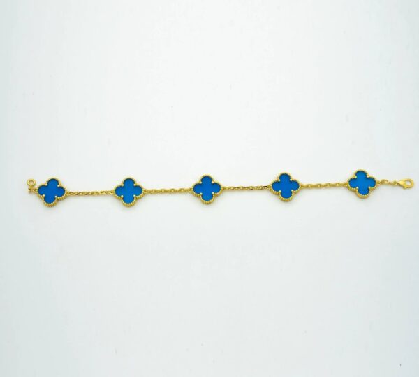Toxse Clover Agate Gold Bracelet 5 Motifs - Image 6