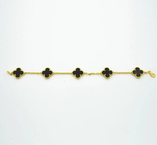 Toxse Clover Bracelet 5 Motifs Onyx - Image 2