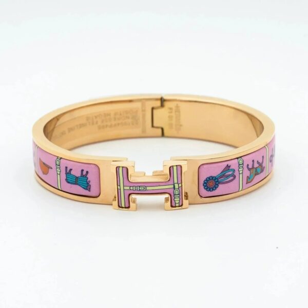 Toxse H Pink Gold Bracelet Pink Ceramic