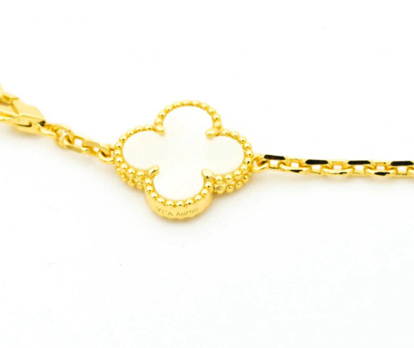 Toxse Clover Bracelet 5 Motifs Onyx Mop - Image 3