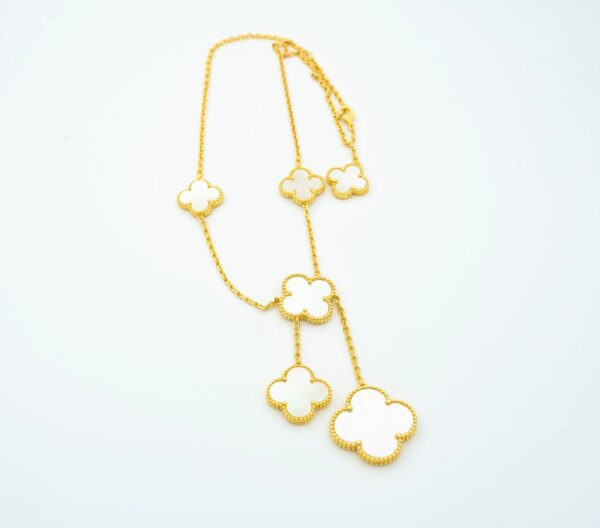 Toxse Clover Pink Mop Necklace 6 Motifs - Image 5