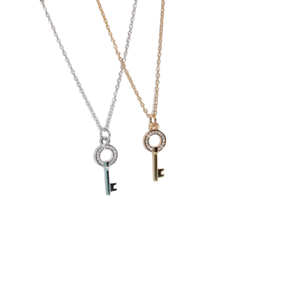 Toxse T - Jewelry Modern  Key Pendant Necklace