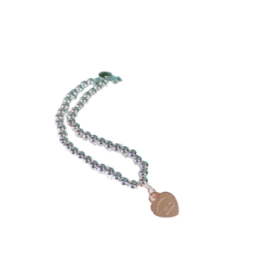 Toxse T - Jewelry Return Bracelet With Rose Gold Heart Charm