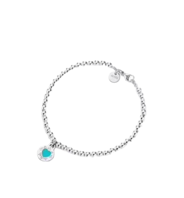 Toxse T - Jewelry Return Bracelet With Blue  Heart Charm