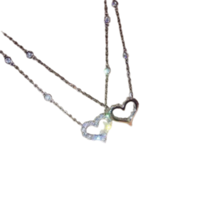 Toxse T - Jewelry Heart Diamond Necklace