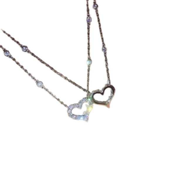 Toxse T - Jewelry Heart Diamond Necklace