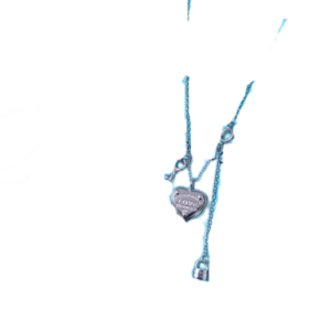 Toxse T - Jewelry Lock And Heart Charm Necklace