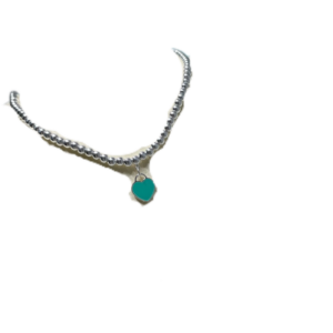 Toxse T - Jewelry Return Necklace With Blue Charm
