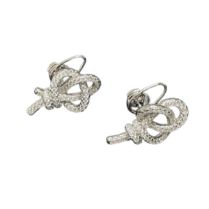 Toxse T - Jewelry Woven Full Diamond Earrings