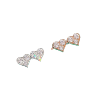 Toxse T - Jewelry Heart Diamond Earrings