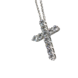 Toxse T - Jewelry Cross Diamond Pendant Necklace