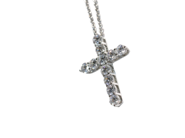 Toxse T - Jewelry Cross Diamond Pendant Necklace