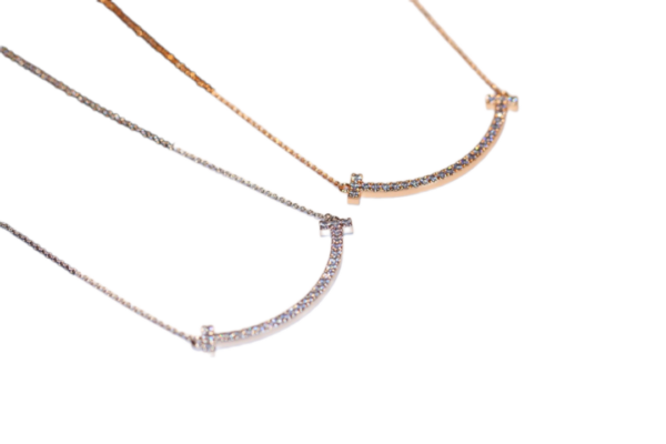Toxse T - Jewelry T  Smile Full Diamond Necklace