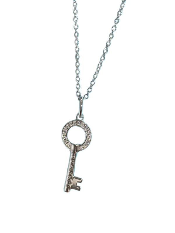 Toxse T - Jewelry Circle Diamond Key Necklace
