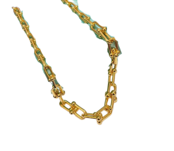 Toxse T - Jewelry Hardwear Graduated Link Gold Necklace