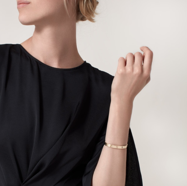 Toxse Open Cuff 1 Diamond Love Bracelet - Image 3