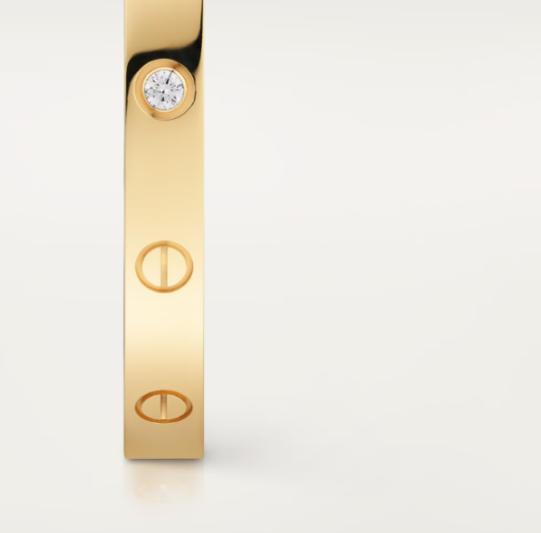 Toxse Open Cuff 1 Diamond Love Bracelet - Image 4