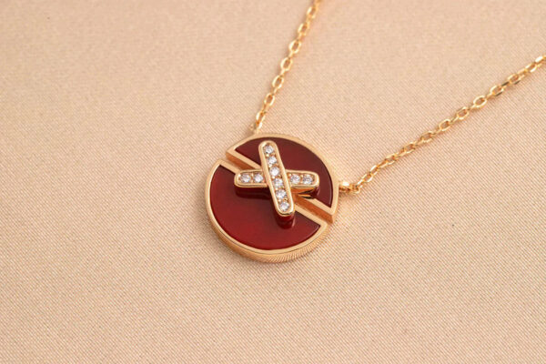 Toxse Jeux De Rose Gold Diamond Necklace - Image 6