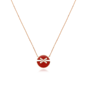 Toxse Jeux De Rose Gold Diamond Necklace