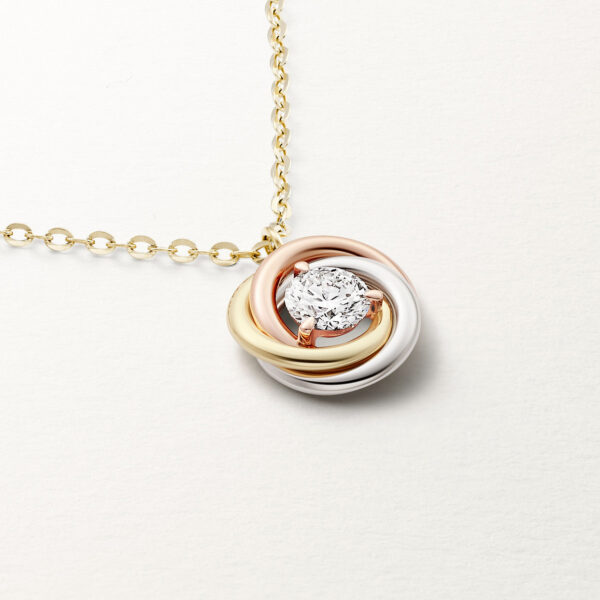 Toxse Trinity Diamond Necklace - Image 2