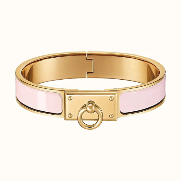 Toxse H Ring Lock Bracelet 12Mm Light Pink