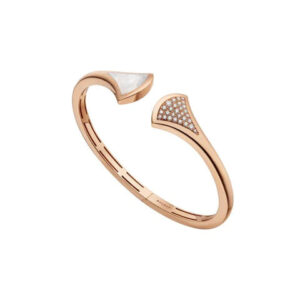 Toxse Dream Bracelet Open Pink Gold Mop Diamond