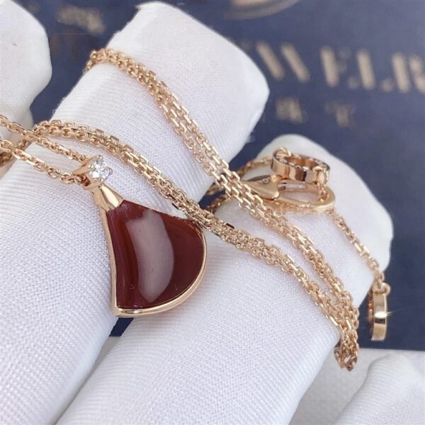 Toxse Dream Necklace Carnelian 1 Diamond - Image 2