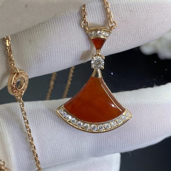 Toxse Dream Necklace Carnelian Diamond - Image 3