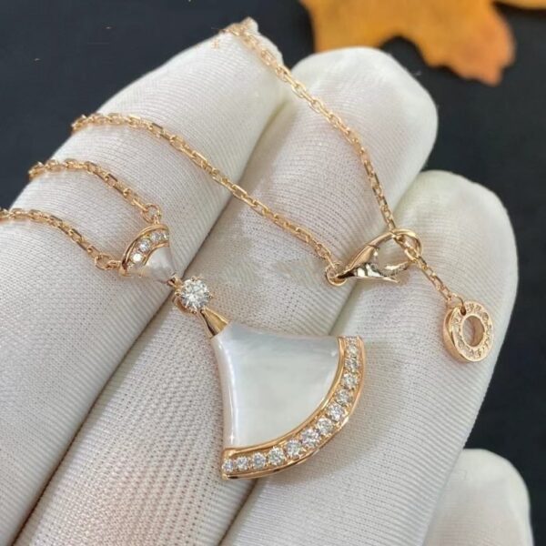 Toxse Dream Necklace Mop Pink Gold Diamond - Image 4