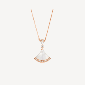 Toxse Dream Necklace Mop Pink Gold Diamond