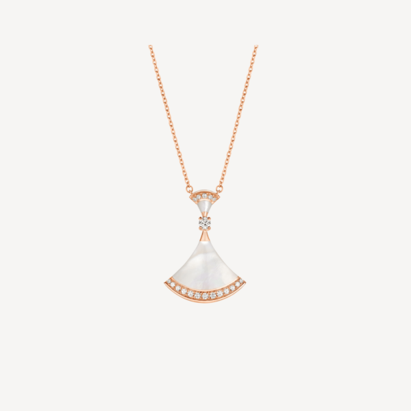 Toxse Dream Necklace Mop Pink Gold Diamond